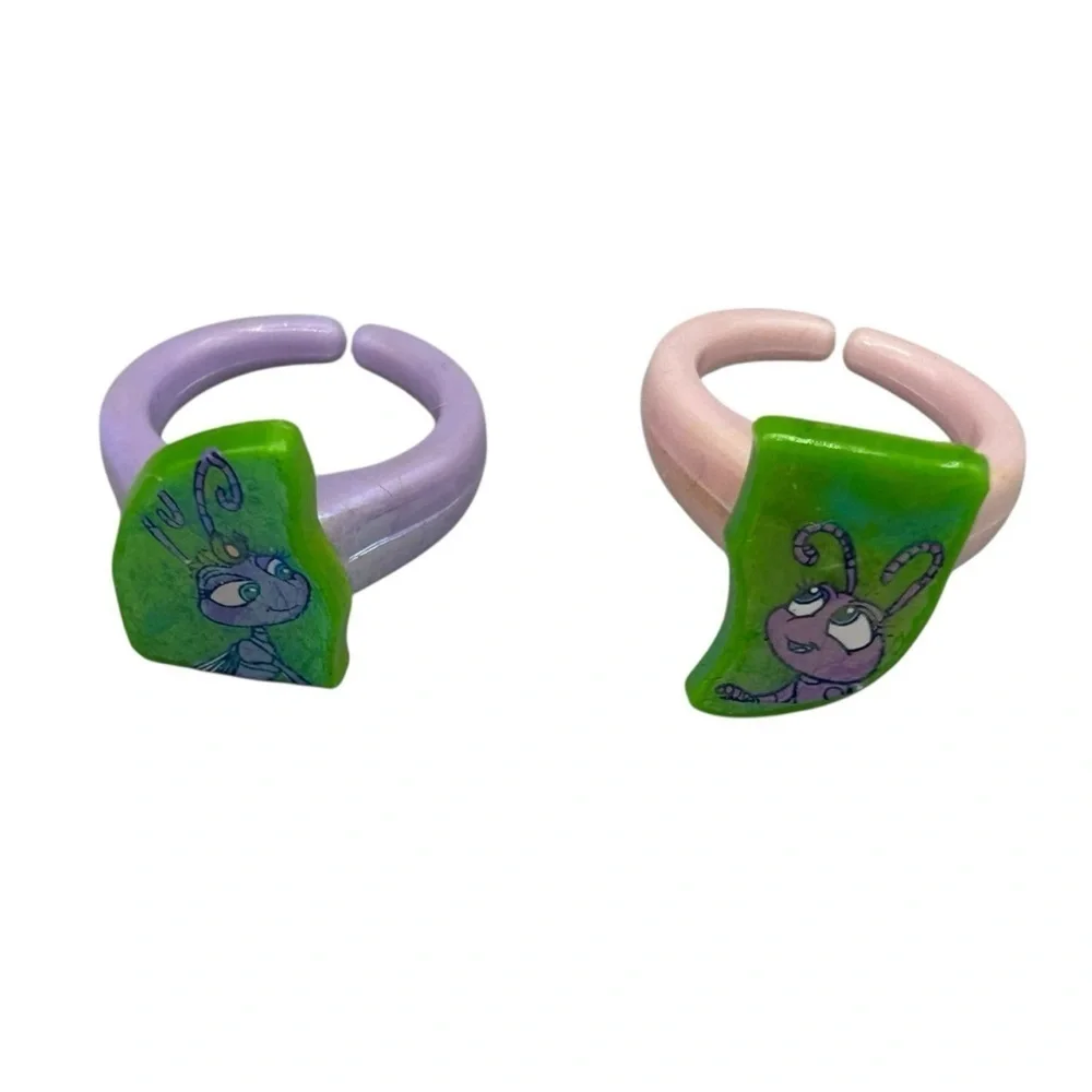 Antz Movie Kids Rings Set Adjustable Bug